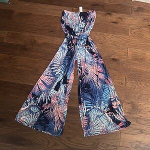 Sea coral print Jumpsuit